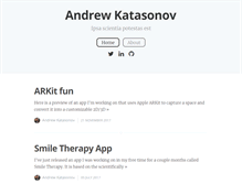 Tablet Screenshot of katasonov.com